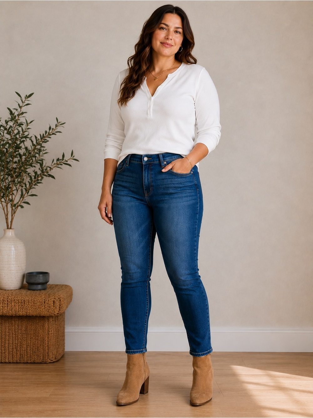 NY & Co. Mid-Rise Skinny Jeans XL Dark Wash Stretch Denim